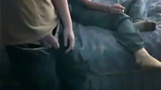 Sexy gay Trace has the camera in hand as Kyle, Nathan and James porn video